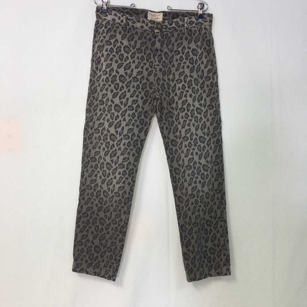 Current/Elliot Animal Print Chinos - Picture 2 of 6